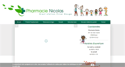 Desktop Screenshot of pharmacie-nicolas-brest.com
